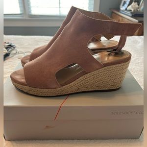Sole Society Suede Wedges